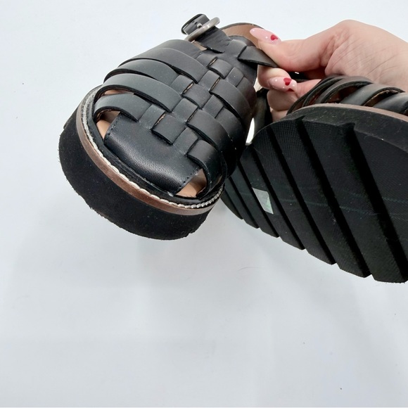Anthropologie Black Strappy Sandals - Picture 7 of 10